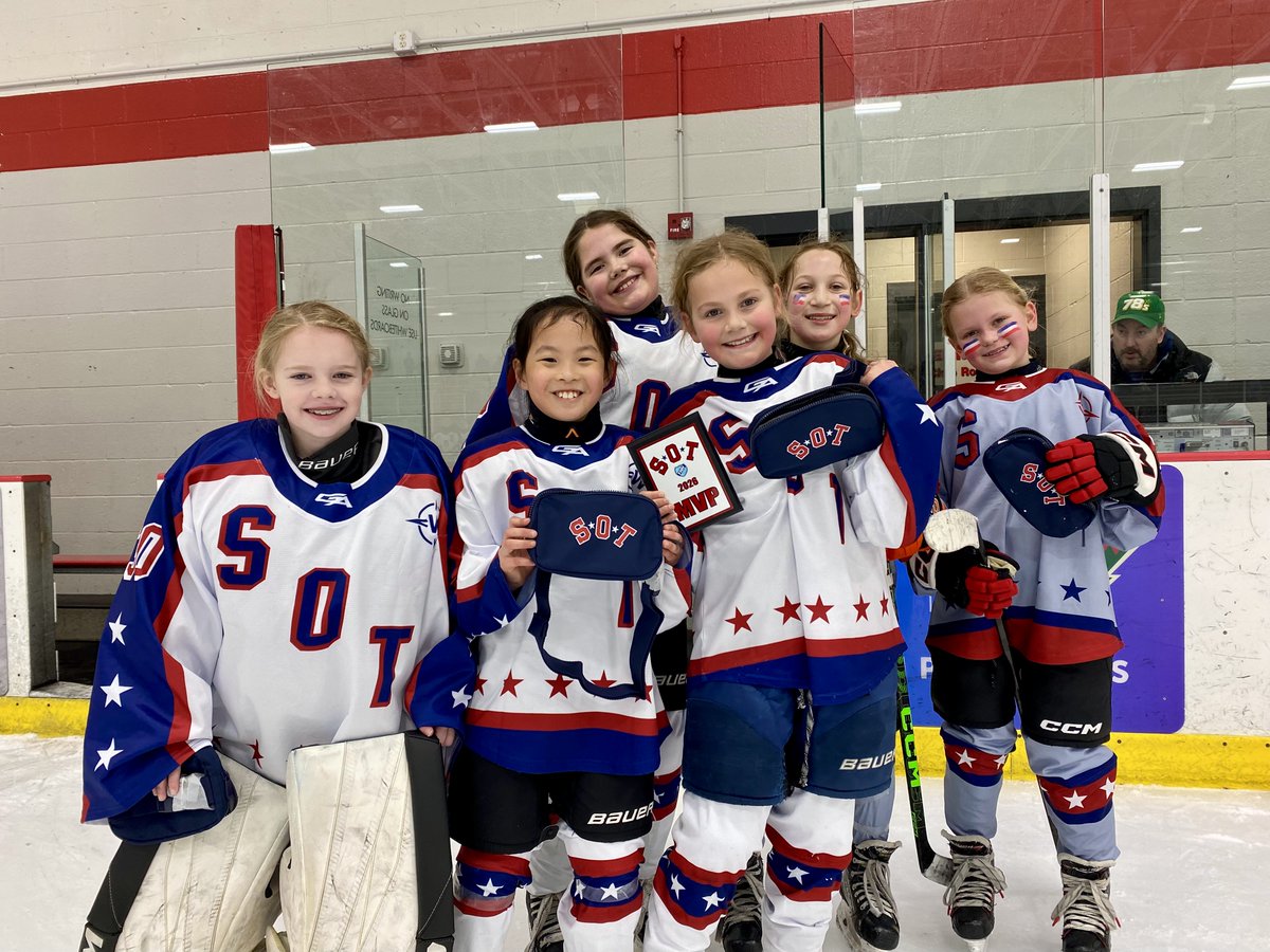 YouthHockeyHub's tweet photo. Stars of Tomorrow
Girls 2016 All-Tournament Team
G - Reagan Mickelson (West)
D - Wren Brazzell (East)
D - Lucy Johnson (West)
F - Emma Song (West)
F - Rowan Mason (East)
F - Lucie Lewicki (West)
Most Valuable Player - Lucie Lewicki (West)
#starsoftomorrow https://t.co/qS0qkMSBFe