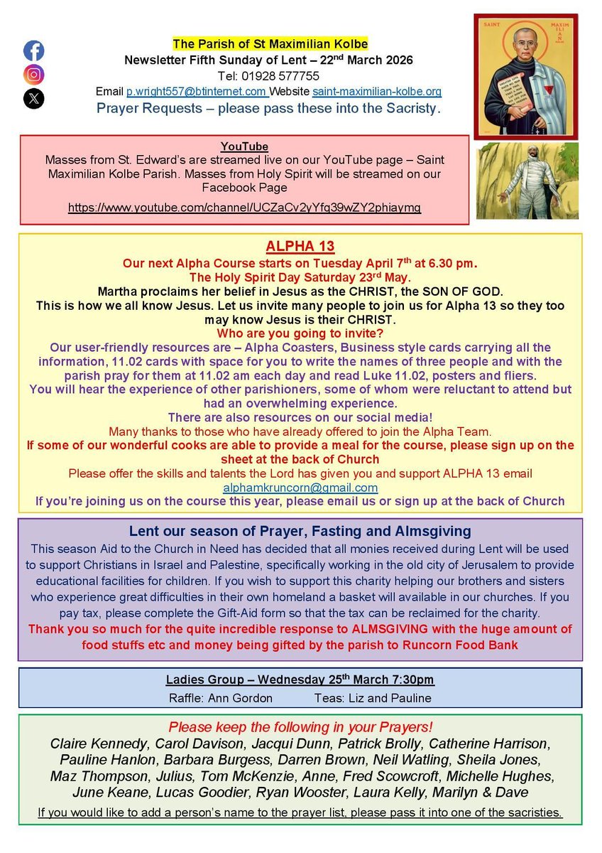 St Maximilian Kolbe tweet media