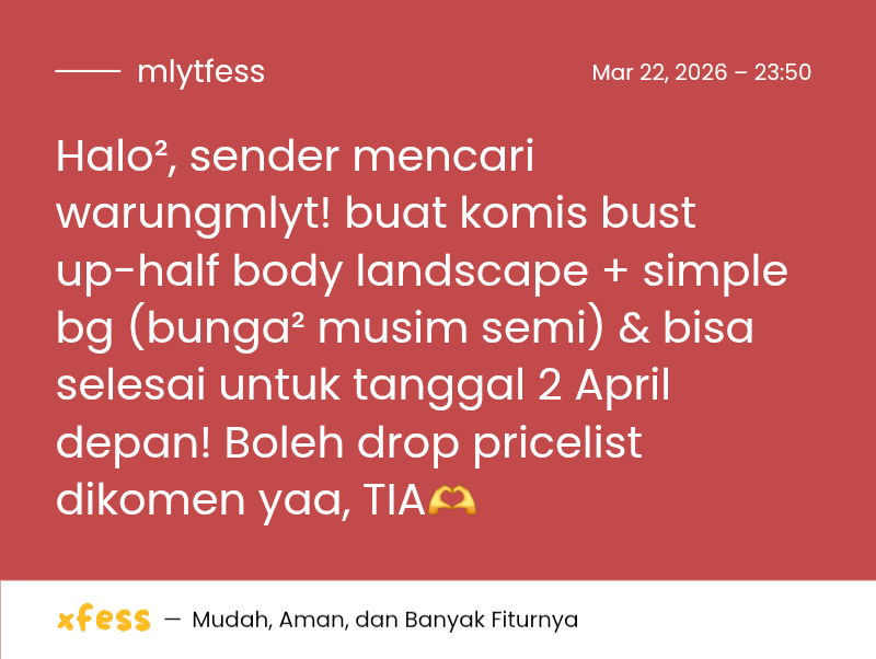 Yumefess🇮🇩 | Send Menfess: Click Link On Bio tweet media