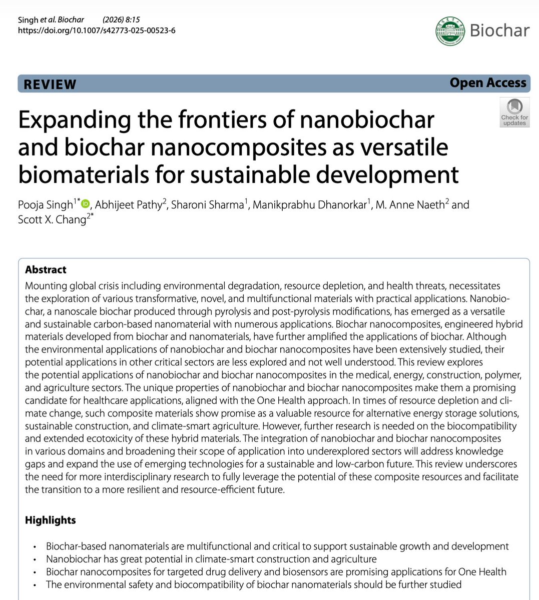 Biochar & CARR tweet media