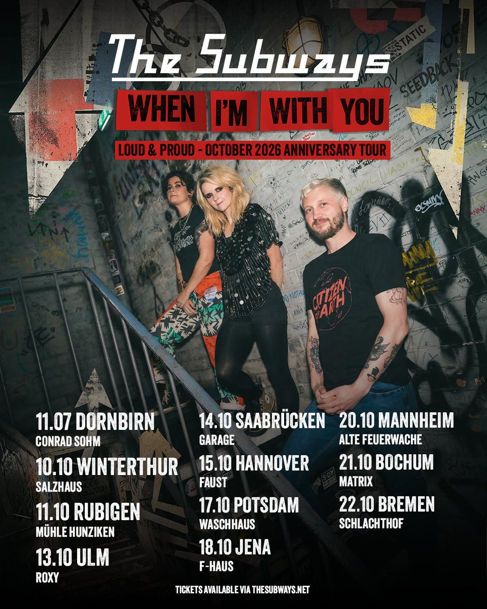 The Subways tweet media