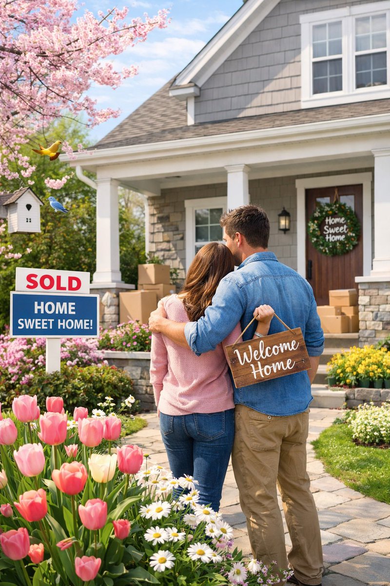 Step into spring with a fresh start—move into your new home and embrace the season of renewal. 🌷🏡  502 541 1515 #SpringMove #NewBeginnings