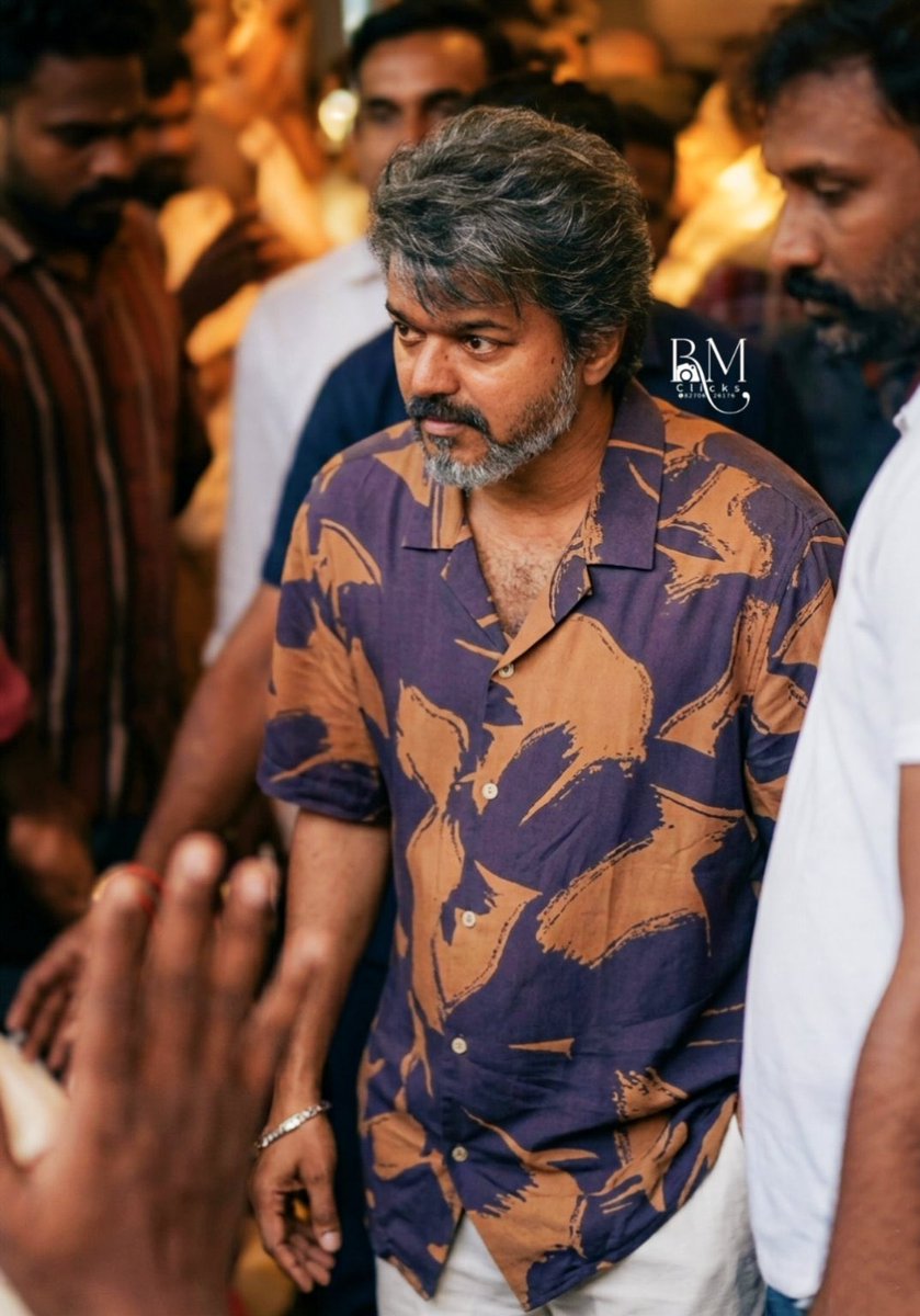 Parthiban after completing Leo market fight scene :