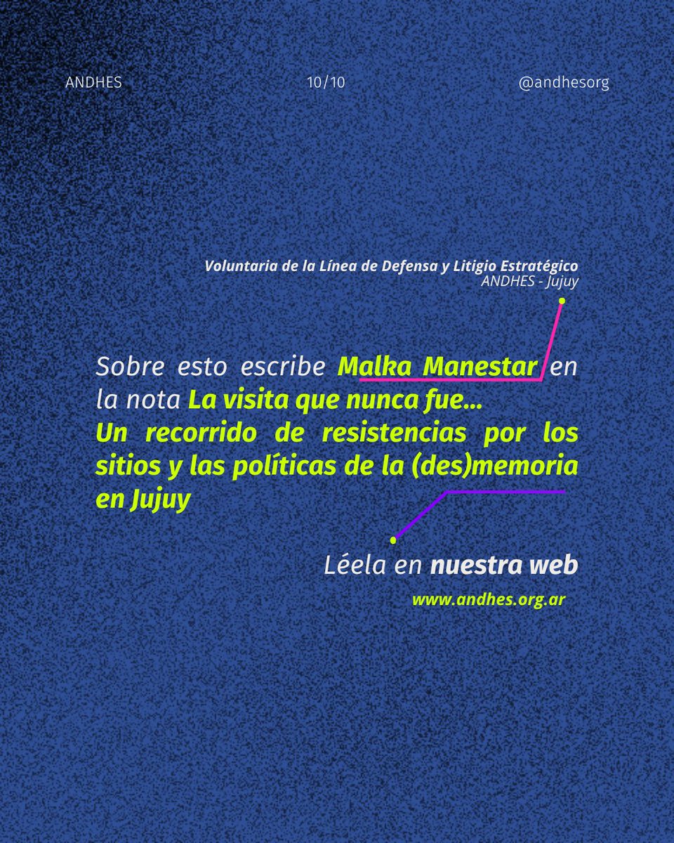 ANDHES Derechos Humanos tweet media