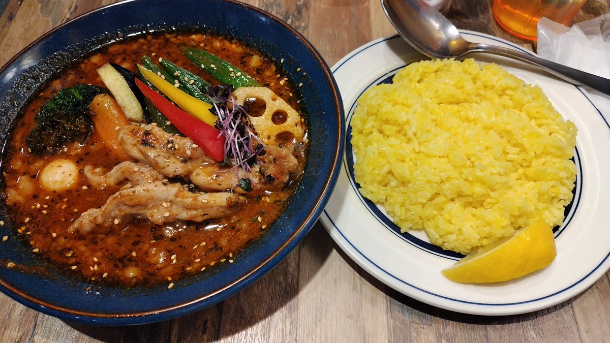 nanve05's tweet photo. 昨日の夜ご飯❗️
札幌スープカレーJack🍛
今回はせせりベジタブルカレー🐣 https://t.co/1ho7ukblTE