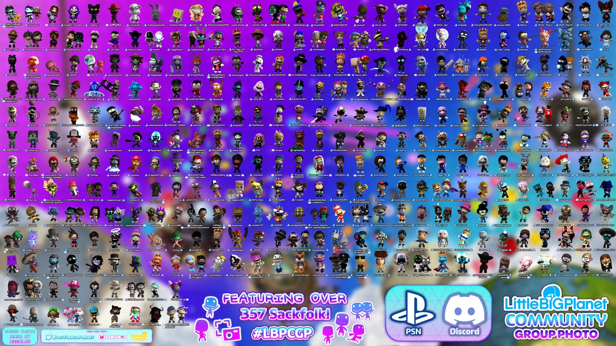 AquaLBP's tweet photo. Two years ago on this day, the LittleBigPlanet community came together for a group photo!
Can't believe it's been two years already. You had to be there when it happened, it was an amazing moment. ❤️
#LBPCGP https://t.co/aDYJmhPzBu