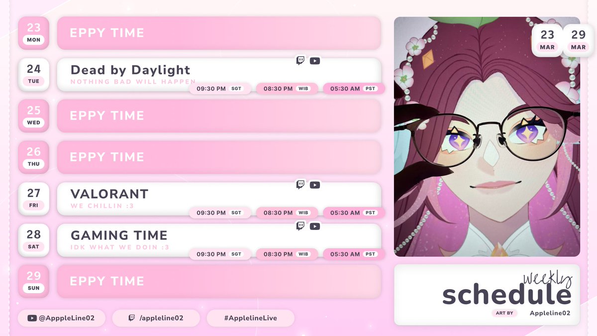 Appleline 🍎🪽 Angelic Apple Vtuber tweet media