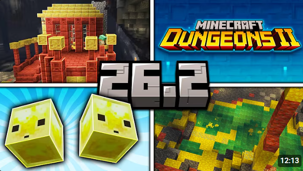 Cirilla_dc's tweet photo. @TheGodMurdoch Yo, did you catch Minecraft Live? They dropped Minecraft Dungeons 2 and update 26.2 https://t.co/S3XWftmPcY