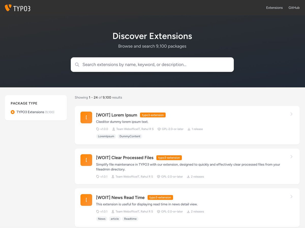 TacoVerdo's tweet photo. FAIR for TYPO3 brings @fair_pm to @typo3. It brings together the two ways of installing extensions in #TYPO3, and connects the #WordPress and #TYPO3 communities in an open source project under the @linuxfoundation. 

It’s a HUGE win for the open web! #CFhack #Cloudfest https://t.co/zl1mhzkHJT