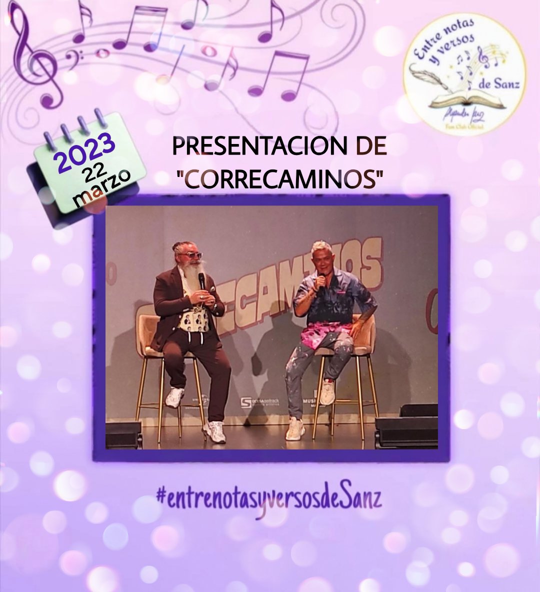 Tal día como hoy en el 2023 <a href="/AlejandroSanz/">Alejandro Sanz</a> era entrevistado por <a href="/Cadena_Dial/">Cadena Dial España</a> en el hotel Albéniz de Madrid  En esta entrevista presentaba  #Correcaminos , canción interpreda junto a <a href="/Dannocean/">Danny Ocean</a> la cual posee mezcla de estilos de ambos artistas.
#Música #BuenRollo
<a href="/NotasVersosSanz/">Entre Notas y Versos de Sanz</a>