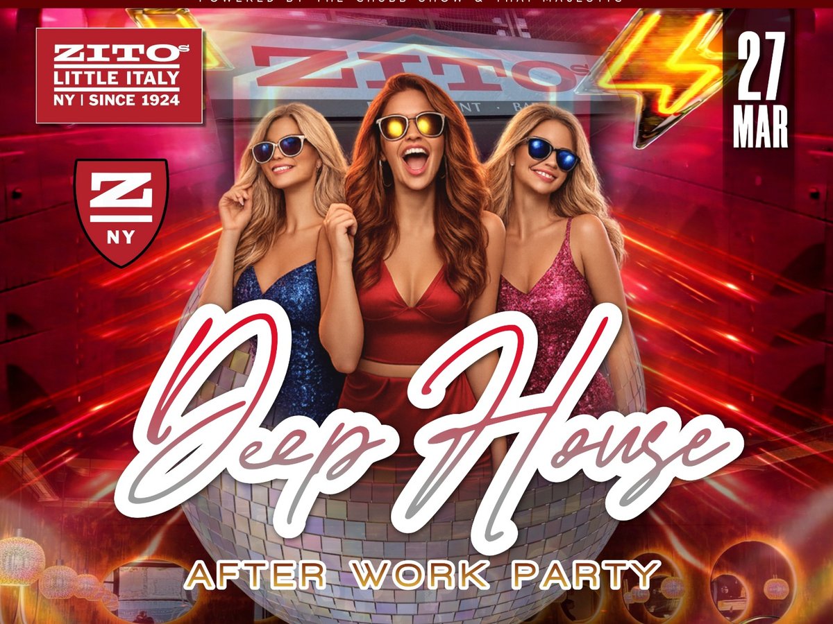thechubbshow's tweet photo. We’re bringing Mannheim together for Deep House Afterwork: The Friday Pulse — a smooth transition from desk to dancefloor. Join us March 27 at Zitos Little Italy for a night made for good company. Tickets and details: https://t.co/WtryPtava0 🎧🖤 #DeepHouse #AfterworkVibes https://t.co/6cPHeTRdPc