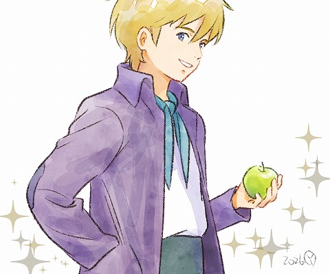 YUME_meisaku's tweet photo. アルフレドお誕生日おめでとう！🍏✨ https://t.co/YDXzPHyjQG