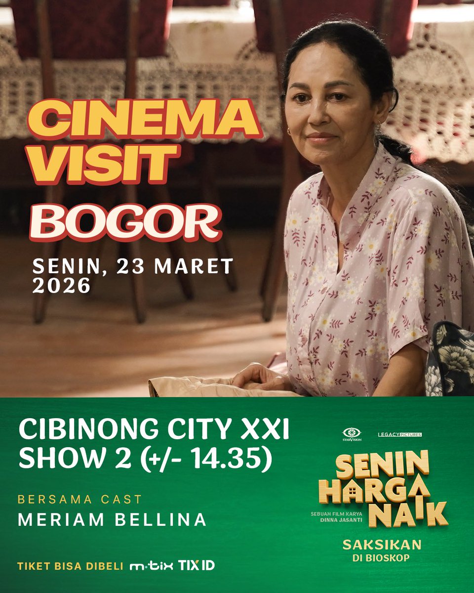 FILM SENIN HARGA NAIK DI BIOSKOP! tweet media
