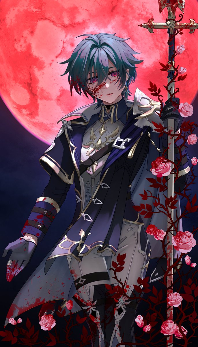 BeiGu02333's tweet photo. The Blood Moon
#Lohen #GenshinImpact https://t.co/OLtqdnXonf