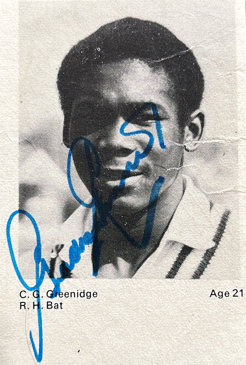 Cricketers Autographs of the 70s & 80s tweet media