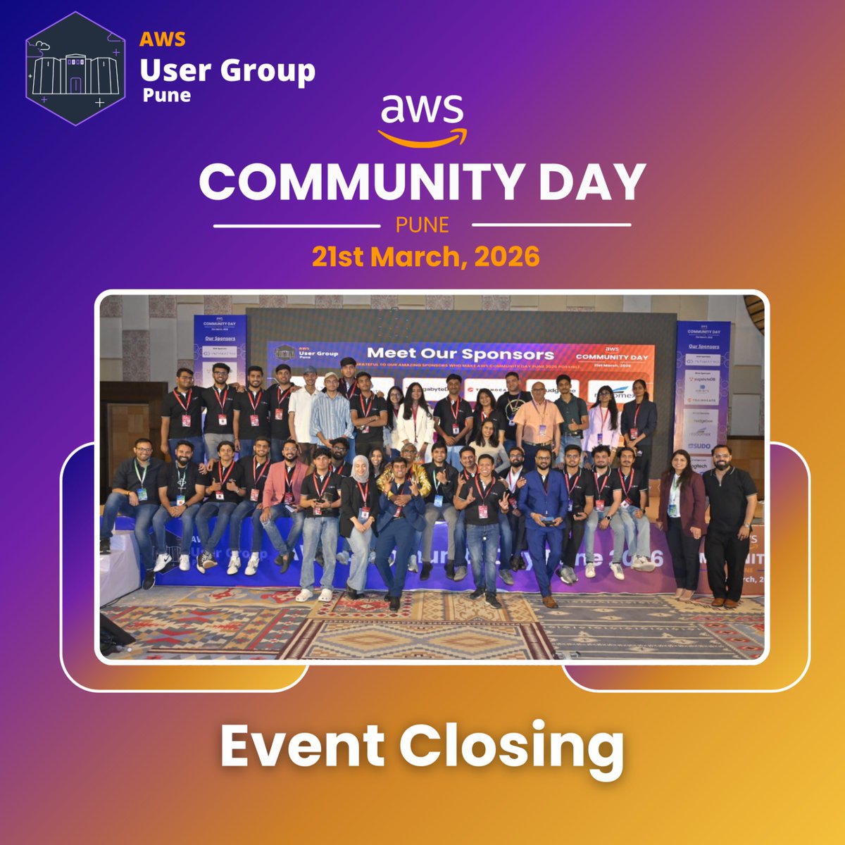AWS User Group Pune tweet media