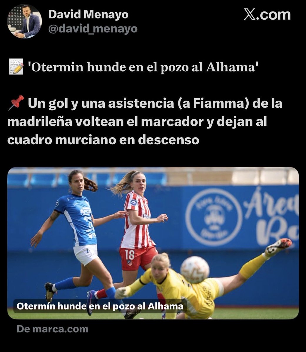 RaquelPinelSaez's tweet photo. Lo que te gusta un titular fácil, protagonista @david_menayo 

Mismo partido. Diferente periodismo

@GrinanMarta @diarioas 

@david_menayo @marca la diferencia https://t.co/GMq6z7aUUa