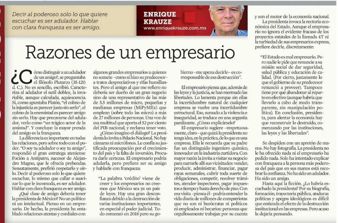 Enrique Krauze tweet media