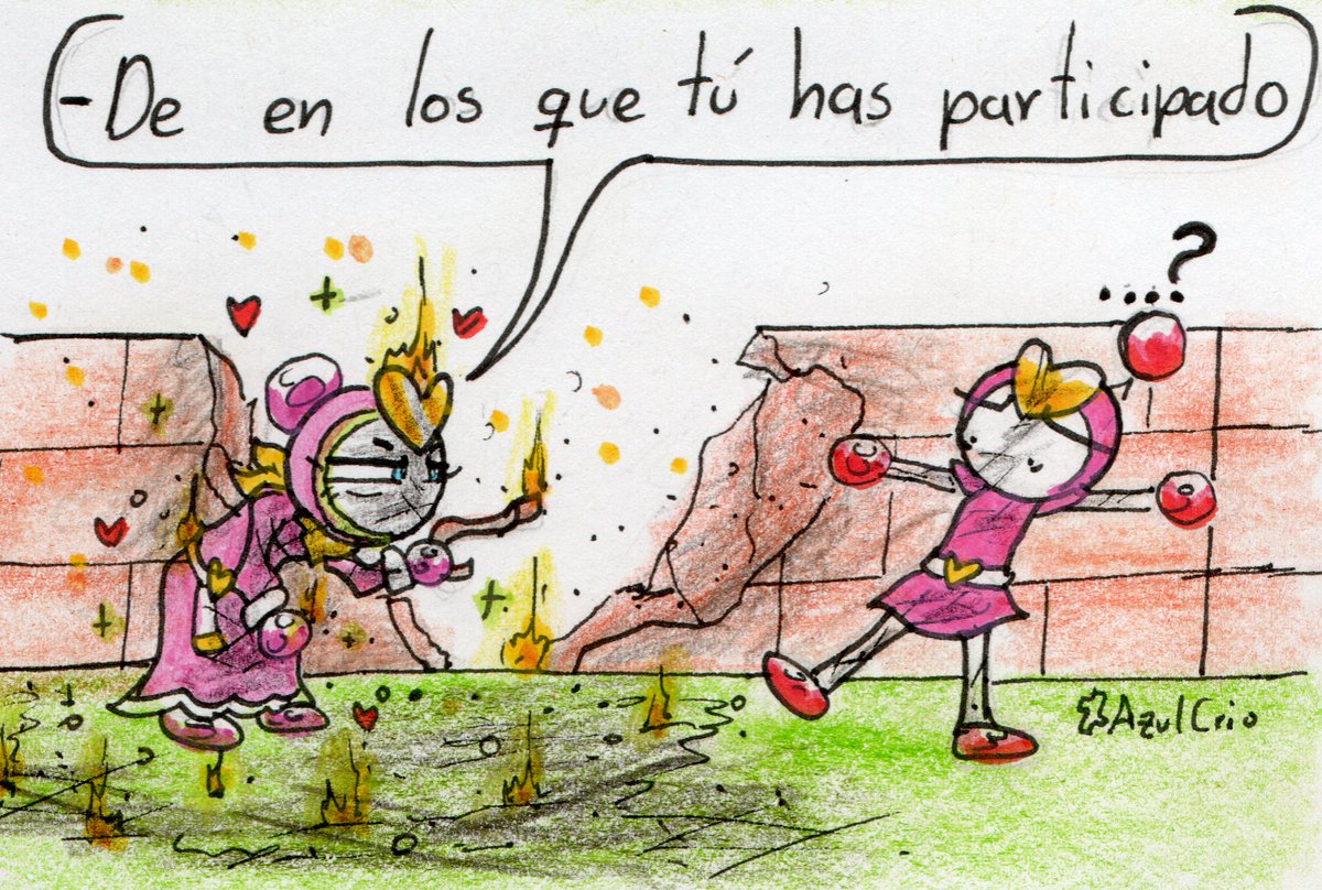 ¡Corre abuelita! 👵😰💣💥

- Viendo unos videos me acordé de este dibujo de Shizen y se me ocurrió una idea para un cómic xd.

(Primero hecho con marcadores)

#bomberman #Fanart #BombermanLandTouch #videogames #dibujo #prettybomber #draw #traditionalart #ボンバーマン #BombermanAU