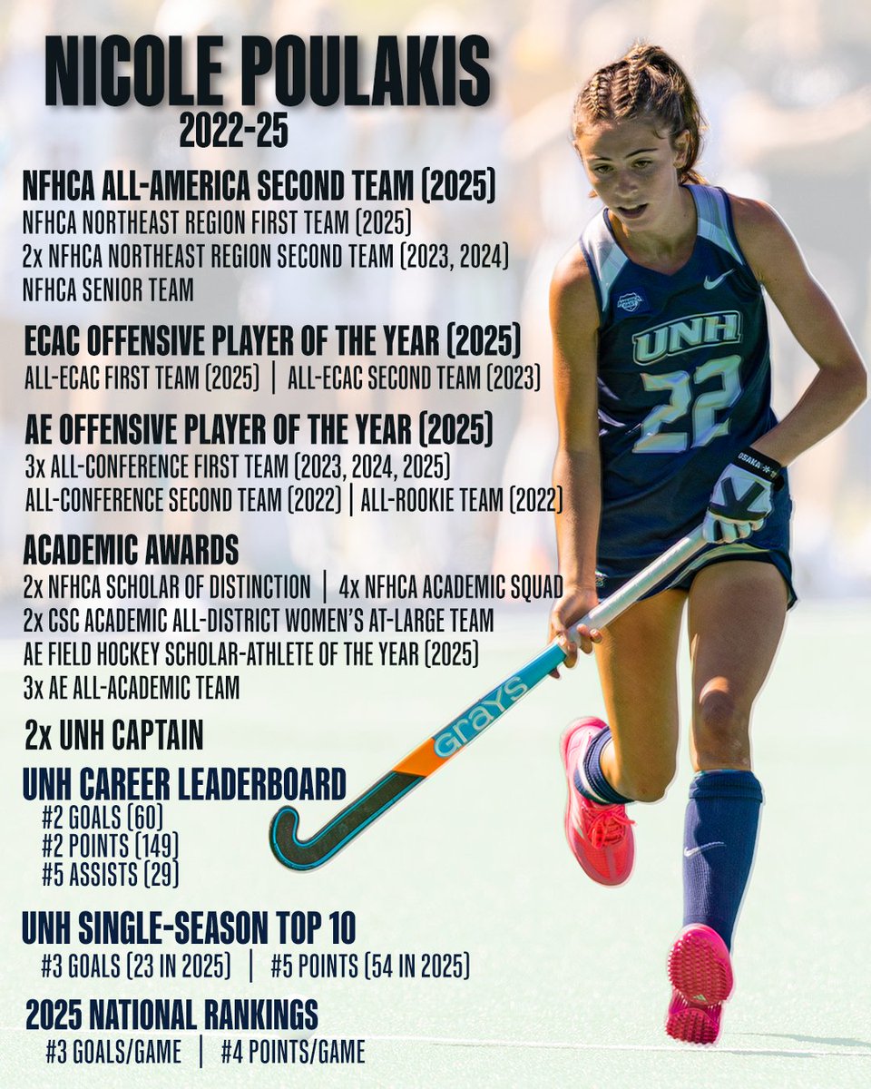 UNH Field Hockey tweet media