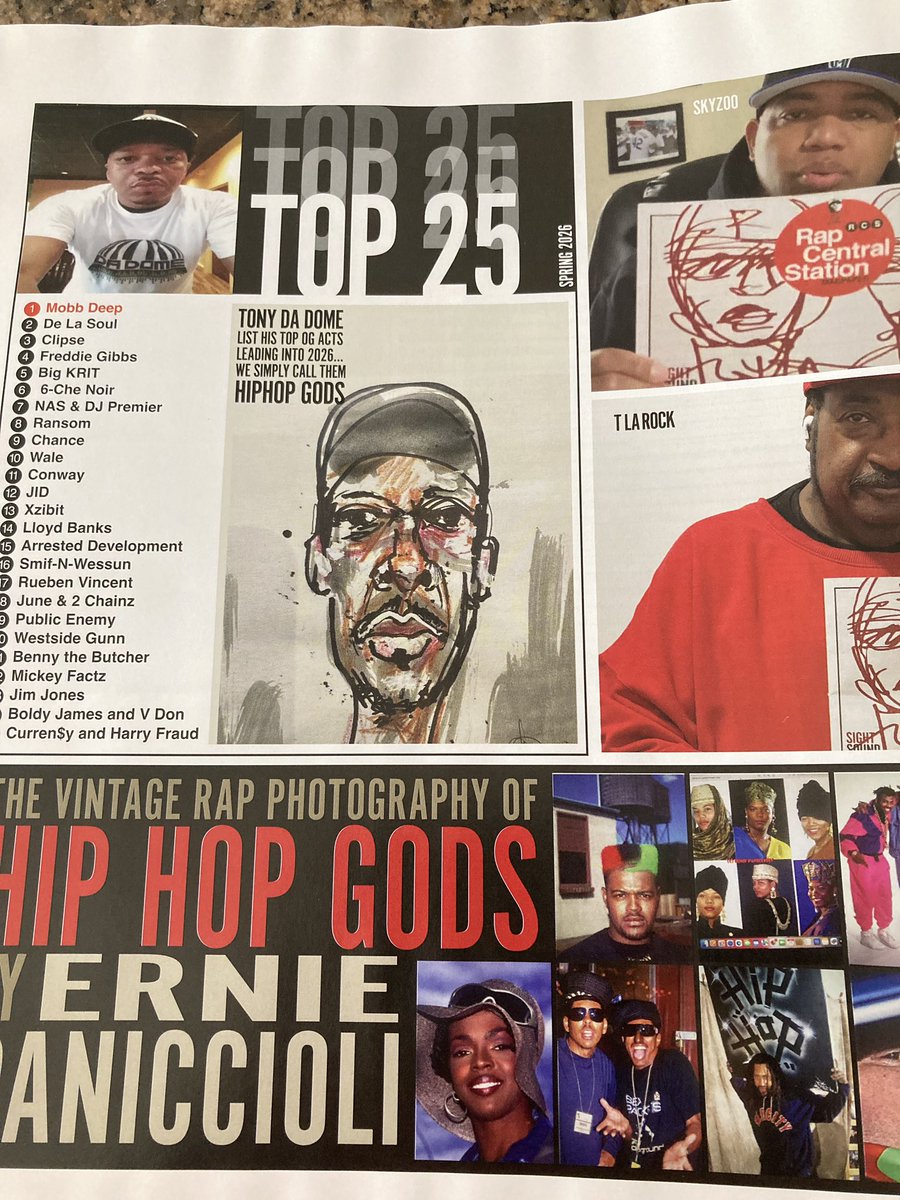Thanks <a href="/MrChuckD/">Chuck D</a> for the shout out in your Rap Central Station Magazine. If you love the feel of 90s Magazine nostalgia, this is that vibe. Go to the legends page &amp; get on board.👊🏽