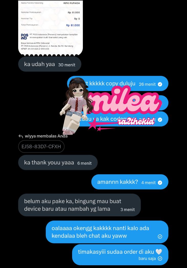 milea, joki fish it & rf 🎐 tweet media