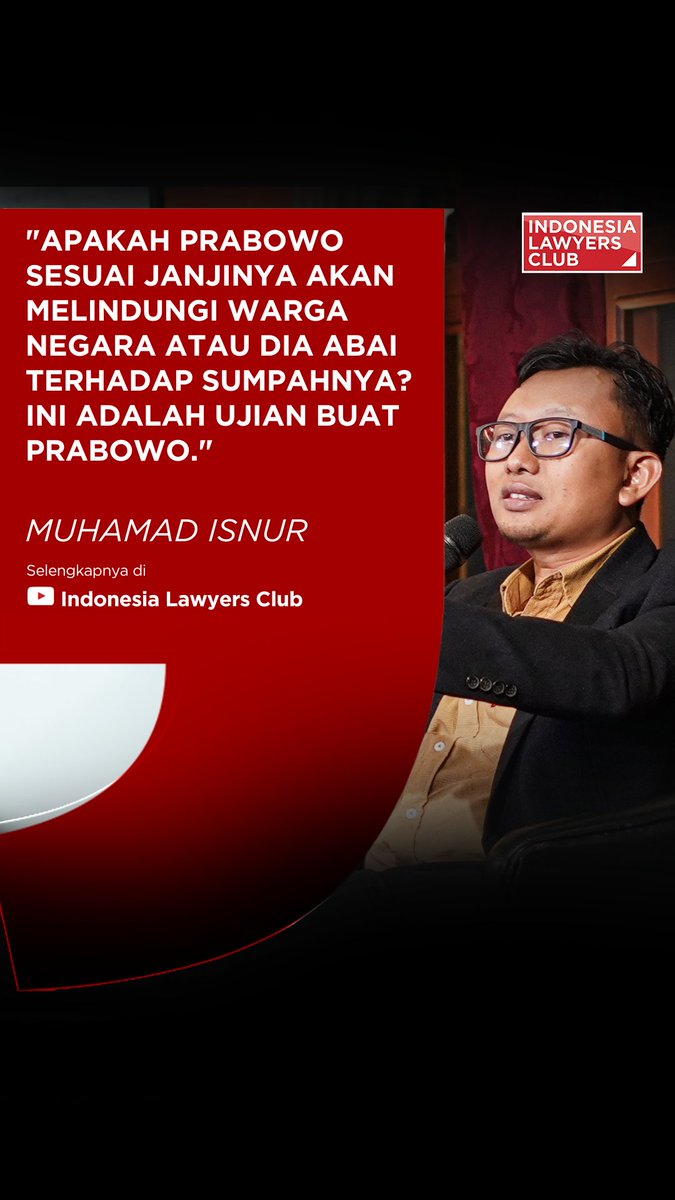 Indonesia Lawyers Club tweet media