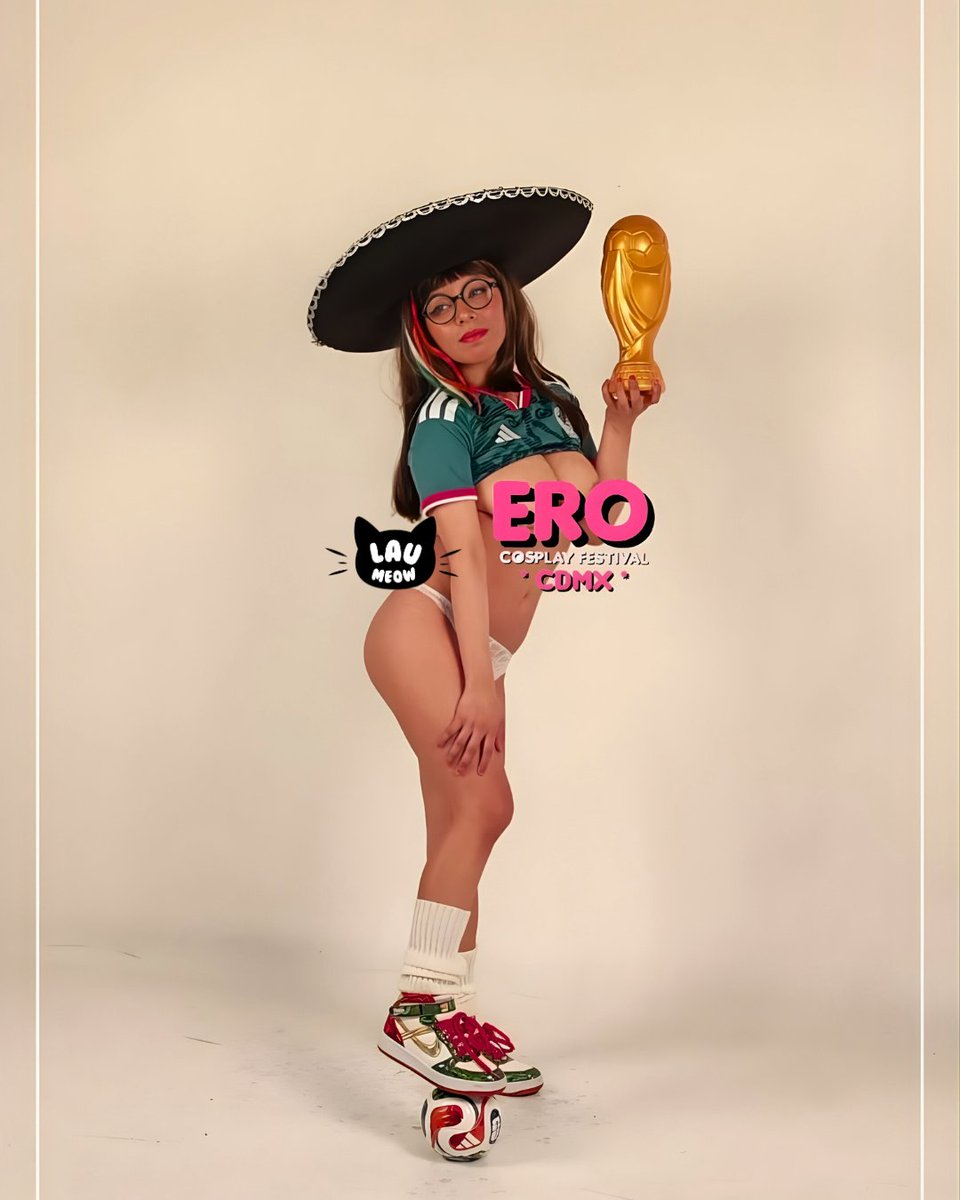 LMeow04's tweet photo. Chilo Mundialista lista para vernos este 28 &amp; 29 de Marzo en la @EroCosplayFest  :3 https://t.co/4vspgoUro6