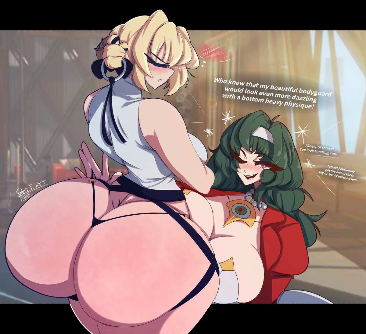 Bottom heavy Evelyn and Astra Yao | Zenless Zone Zero