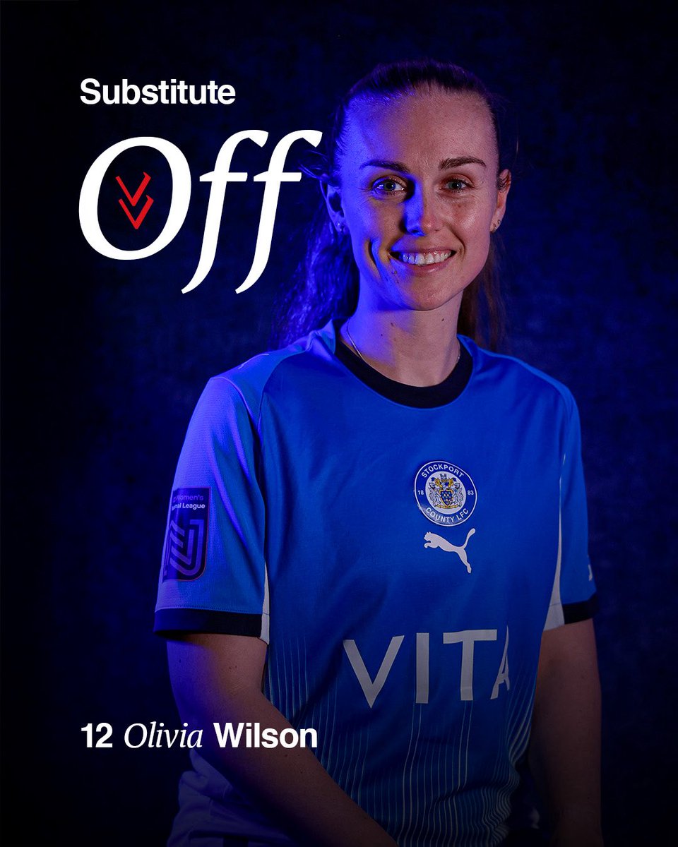 SCLadiesFC's tweet image. Substitution for County 🔃

🔵2-0🔴 [78’]

#StockportCounty #uth