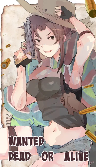 昔描いたバラライカさんとレヴィ置いておきますね。 長男がカトラス欲しいって言い出した。 近日ウキウキで自慢してきそうだBaby。