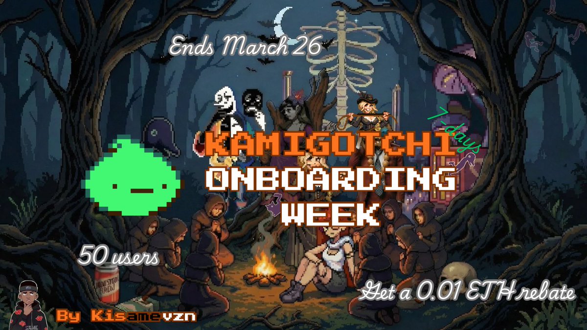 kisameVZN's tweet photo. There are 4 days left.

But there’s still a small window to enter a fully onchain game almost for free, if you move fast.

Here’s what’s going on 

@kamigotchiworld kicked off its Onboarding Week with @initia.

Here’s where it gets interesting:
🧵 🧵 👇 👇 https://t.co/ywlcvXMBjc