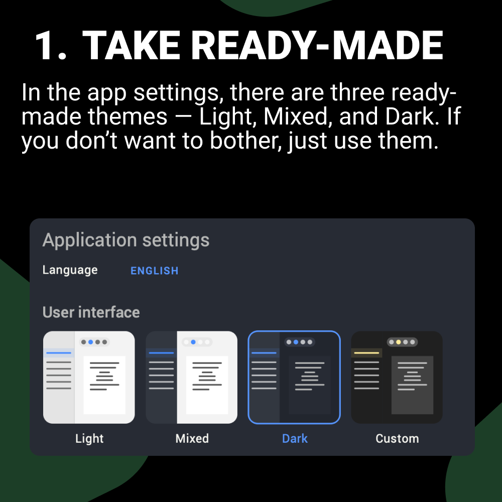 starcapp_'s tweet photo. We’ll show you how to customize your workspace to get into the right writing mood 📝

The theme gallery is available via this link: https://t.co/oqSBmurMS0
To install a theme, copy its HASH (basically a unique theme ID) and paste it by clicking the tablet icon, as shown in the card.