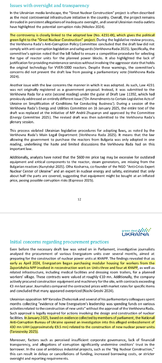 newscoreca's tweet photo. German-Ukrainian Bureau report provides evidence that Brookfield &amp; Brookfield Chair Mark Carney are involved in NABU investigation into Ukraine's bribery &amp; embezzlement scandal. Report confirms kickback scandal is related to construction of Westinghouse nuclear power units. https://t.co/eN7v1D1p9g