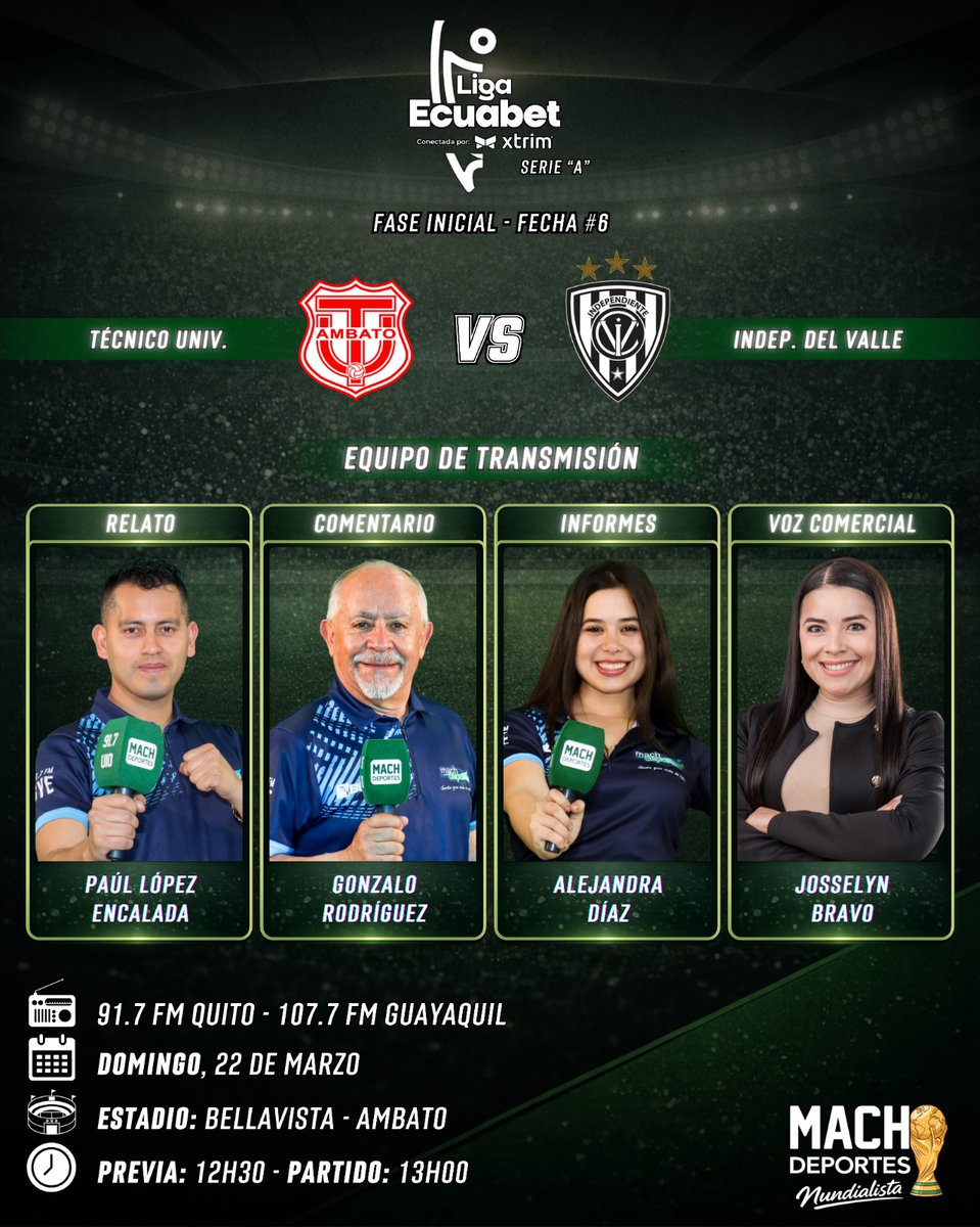 Machdeportes ✨ Gente Que Sabe De Radio tweet media