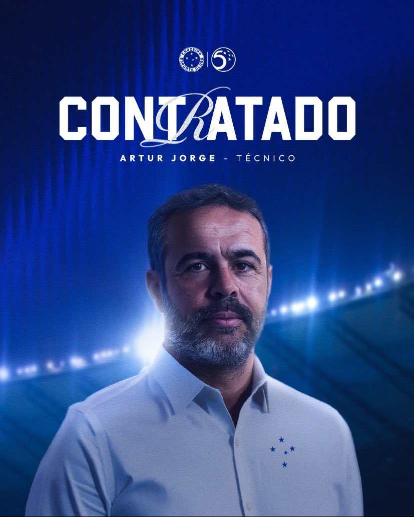 Cruzeiro oficializa Artur Jorge como seu novo técnico! 🦊