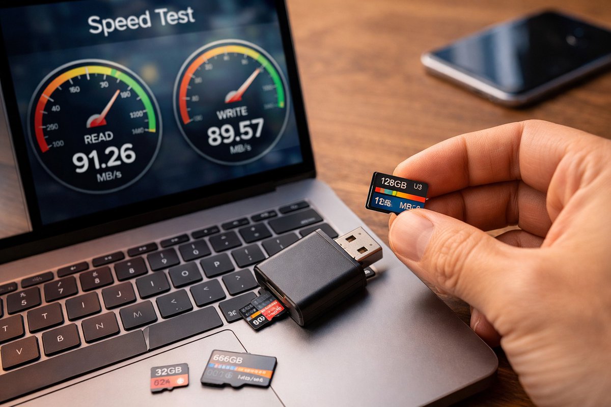 noticiasrazor's tweet image. "Class 10. U3. A2. V30."
Esos números en la caja son velocidades MÍNIMAS garantizadas, no las que obtienes en tu dispositivo.
¿Sabes cuánto rinde realmente tu microSD? Benchmark en 5 minutos razorman.net/como-comprobar… #microSD #benchmark #storage