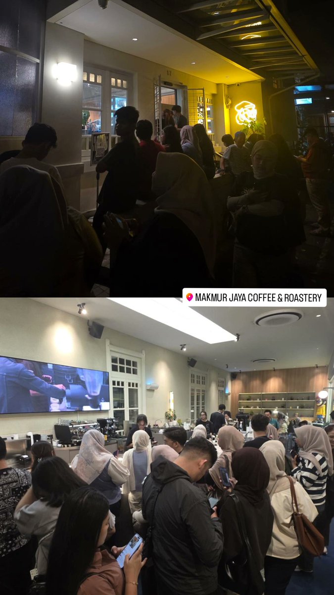 richardsyah's tweet photo. malam ini gue ngantrinya makjay🙃 https://t.co/AuUnfyC3vO