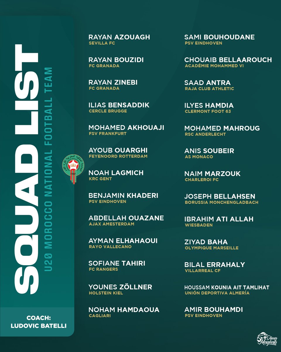 Équipe du Maroc tweet media