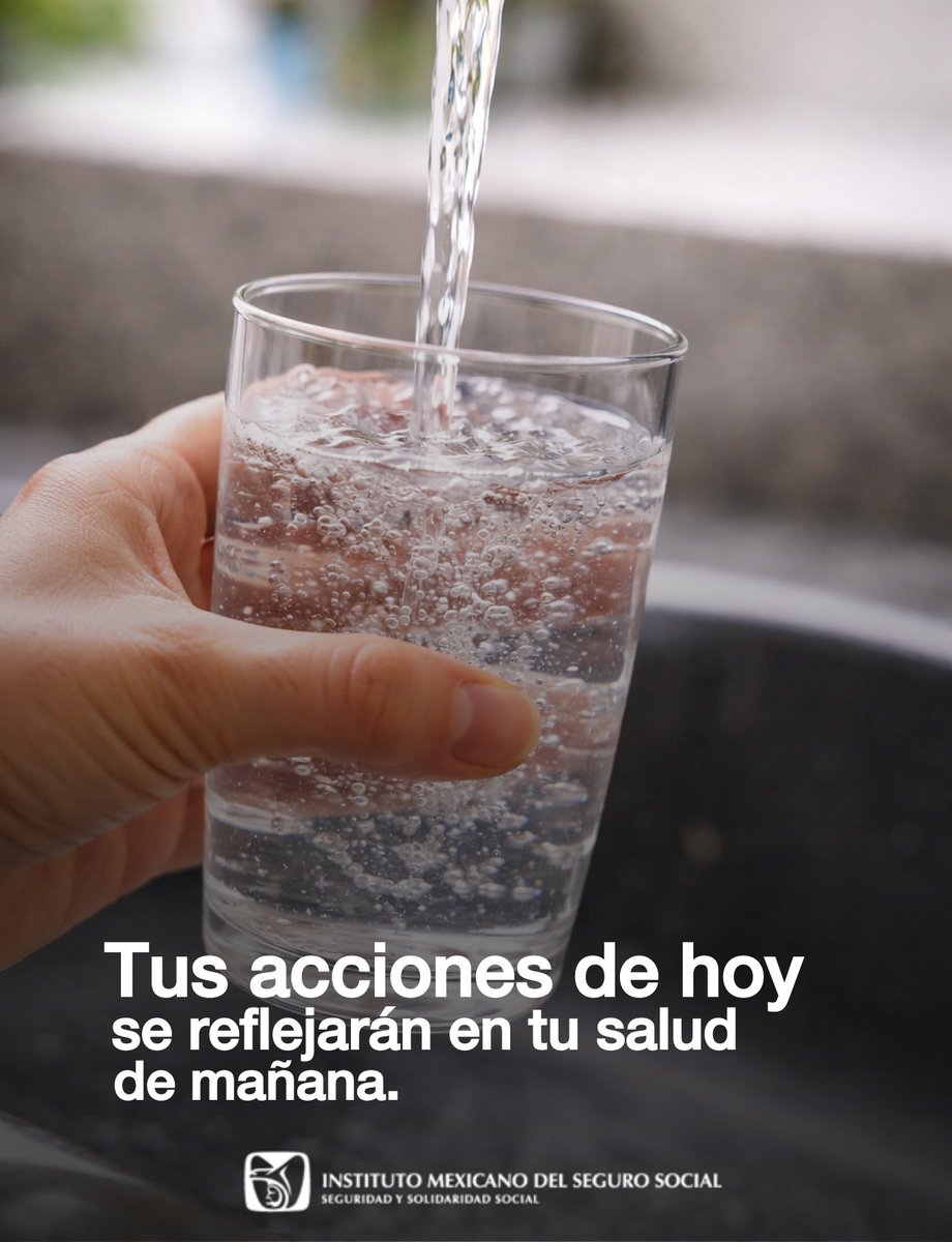 💧El agua es vida y también salud.

🚰 Cuidarla es protegernos hoy y garantizar bienestar para las futuras generaciones. 

💦 En este Día Mundial del Agua, cada gota cuenta.

#DíaMundialDelAgua #IMSS #Salud