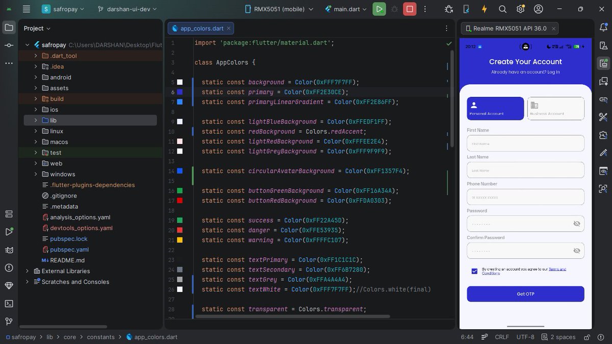 dpkk_s2003's tweet photo. Sneaking a peek at my current freelance Flutter project 👀
Can't show everything yet but here's the Register screen!
Stack:
⚡ Flutter + BLoC
🔥 Firebase FCM
🍃 MongoDB backend
More updates coming soon 🔥
Open for freelance work &amp; collabs👇
📩 DM
#Flutter #freelance #coding https://t.co/4jdGjDLWLB