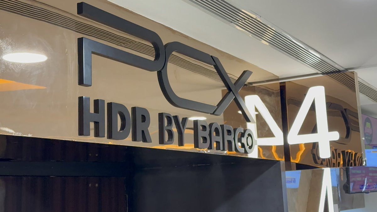 kdcloudy's tweet photo. After 20 years Prasads brings another global PLF brand to Hyderabad - HDR by Barco. 
 
#Dhurandhar2‌ was DAZZLING in this format, and it puts up a great fight to other premium formats in the country. I was so happy to be back :’)