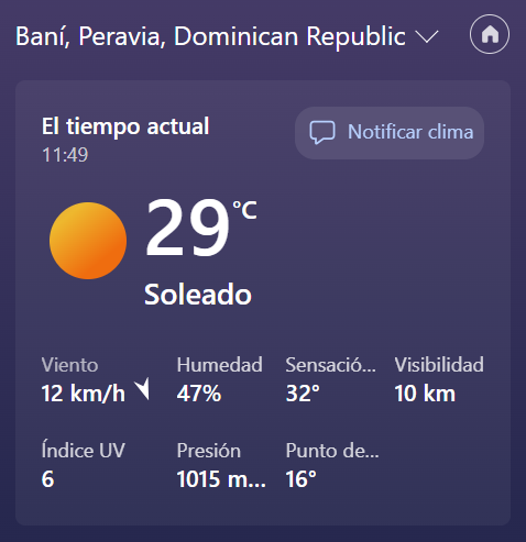 What's the weather like where you live? ☀️😎