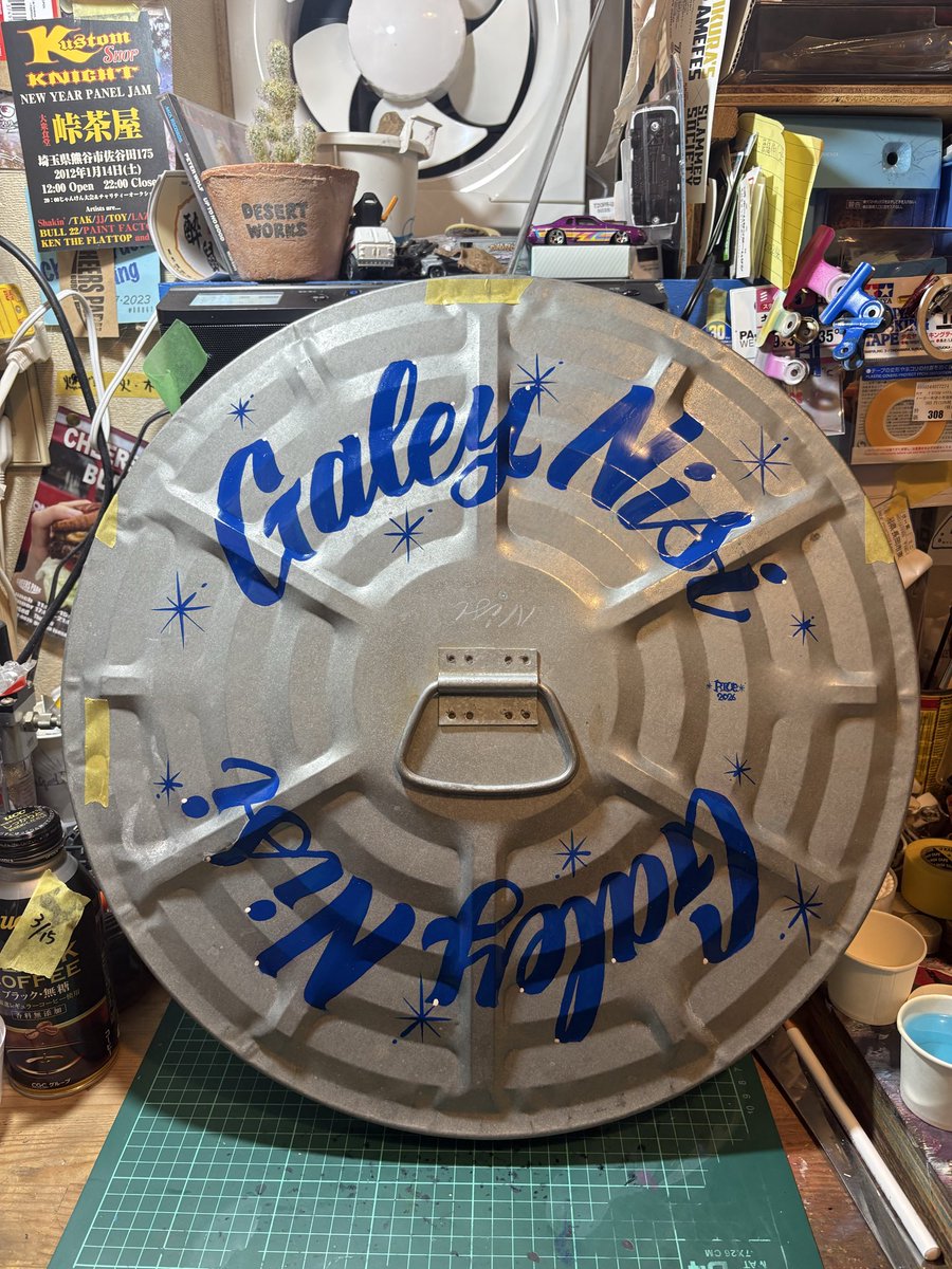 ricepinstripes's tweet image. #signpainter #lettering #handpaintedsign #painting #paint #1shotpaint #mooneyes #mackbrush #ピンストライプ