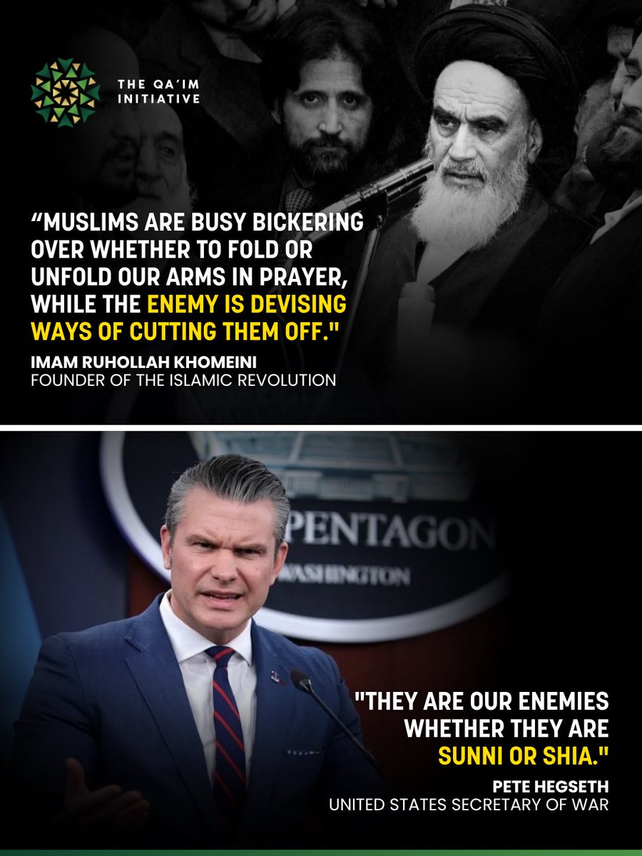 While we debate over differences, they strike without distinction.

Islamic unity is not optional, it is imperative.