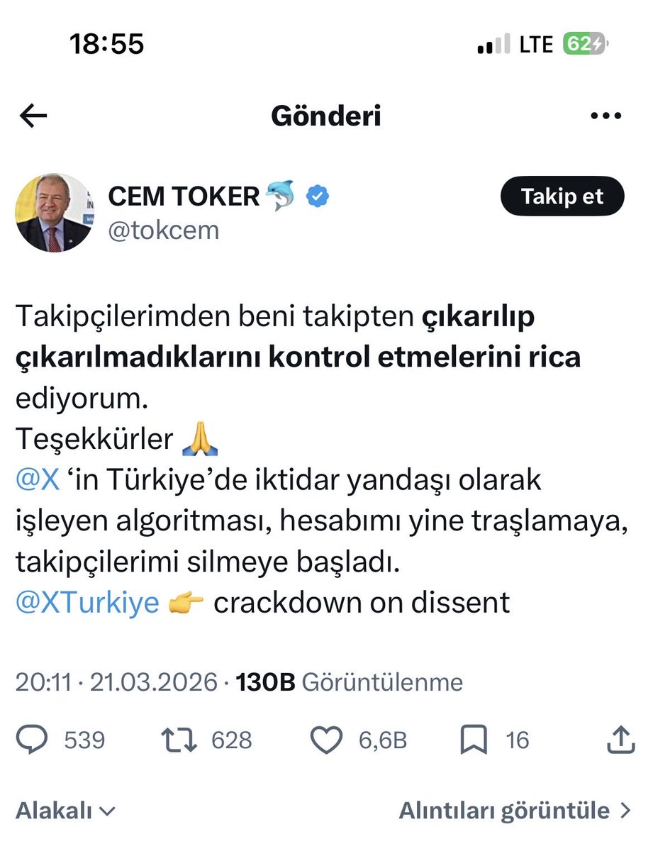 ce_arzu's tweet photo. @tokcem @X @XTurkiye Bende çıkmışım ama bundan benim haberim yok👍 https://t.co/Fito06qjS7
