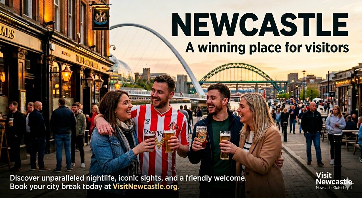anotherpiercer's tweet photo. New adverts coming out from #visitnewcastle

#SAFC #NUFC https://t.co/FxbY7kQDdB