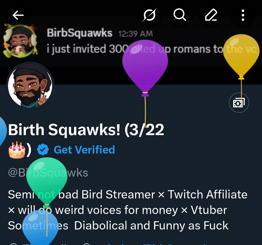 Birth Squawks! (3/22🎂) tweet media