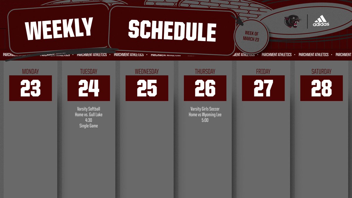 Parchment Panthers Athletics tweet media