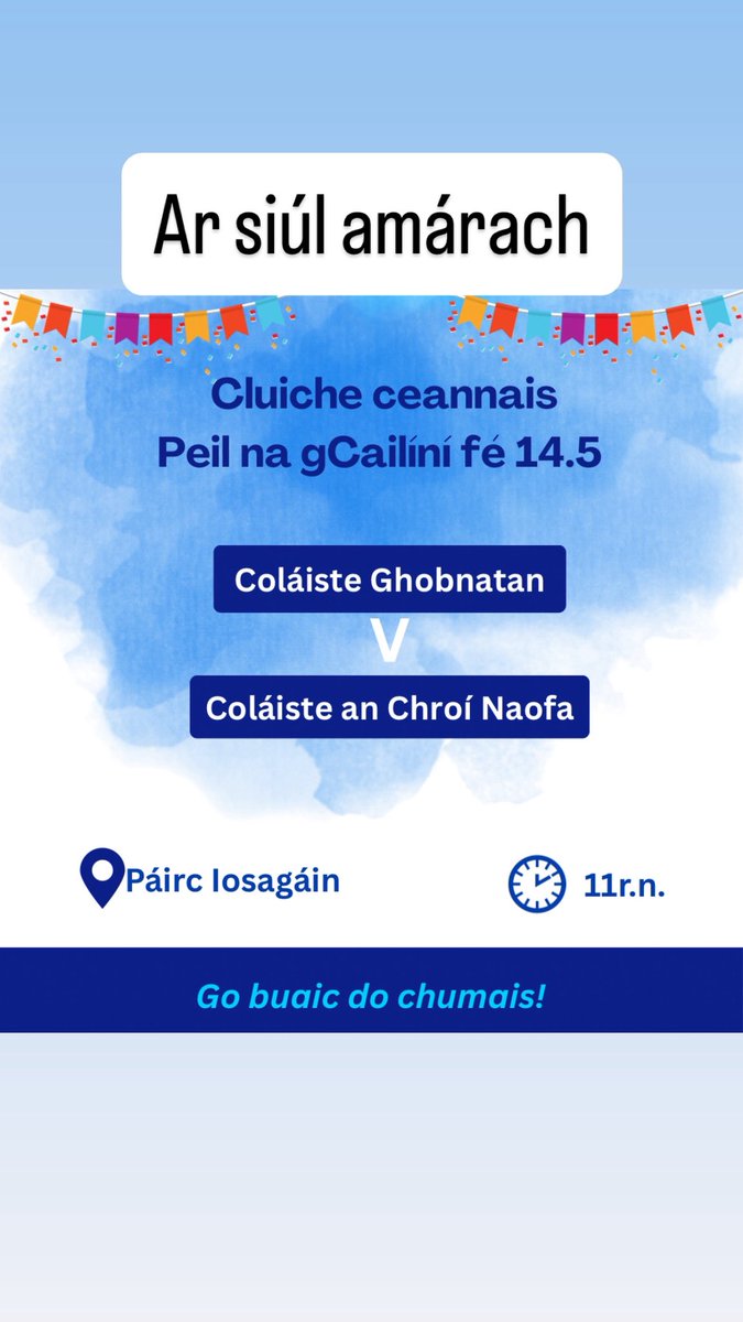 Coláiste Ghobnatan tweet media